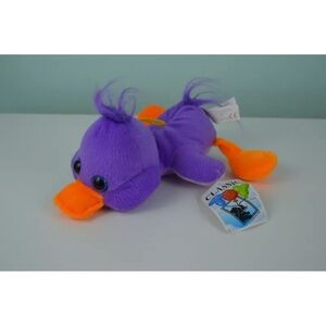 Classic Toy Purple Orange Duck Plush Stuffed Animal Toy
